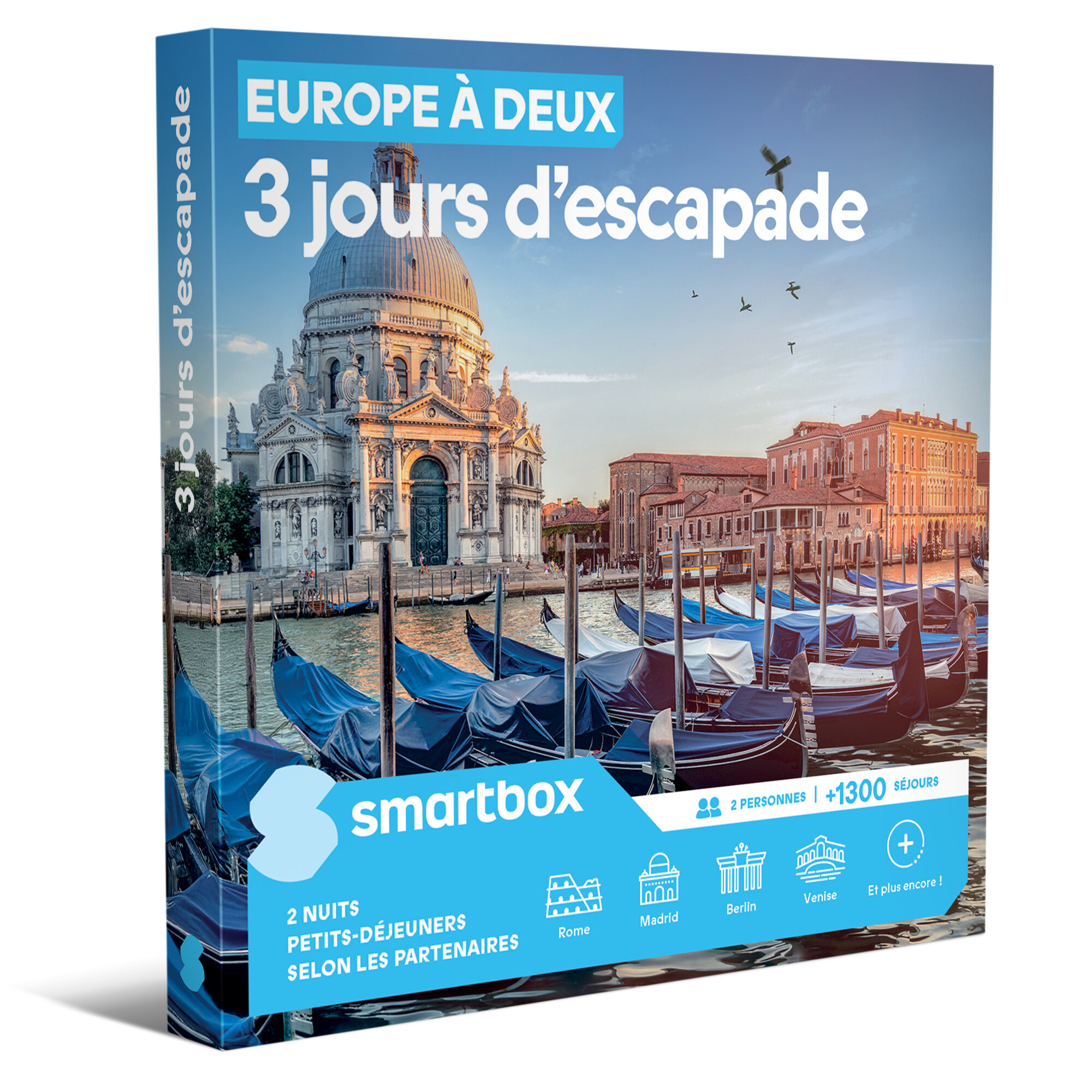 Coffret Smartbox – 3 Jours En Europe En Duo – Valeur 199,90€ – Neuf