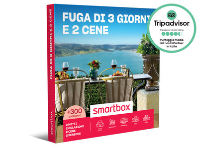 Cofanetto regalo Fuga di 3 giorni e 2 cene