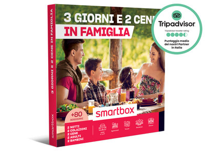 Cofanetto regalo 3 giorni e 2 cene in famiglia