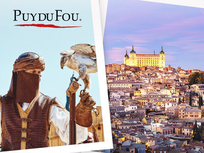 Caja regalo Toledo y Puy du Fou: 2 entradas y acceso a show nocturno y 1 noche en hotel de 4* o 5*