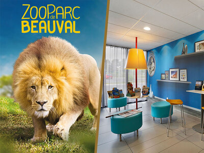 Coffret cadeau Séjour au ZooParc de Beauval en 2026 : 1 journée et 1 nuit à proximité pour 2 adultes