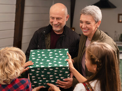 Coffret cadeau Multi-séjour Prestige avec spa ou diner gourmet pour grand-parent