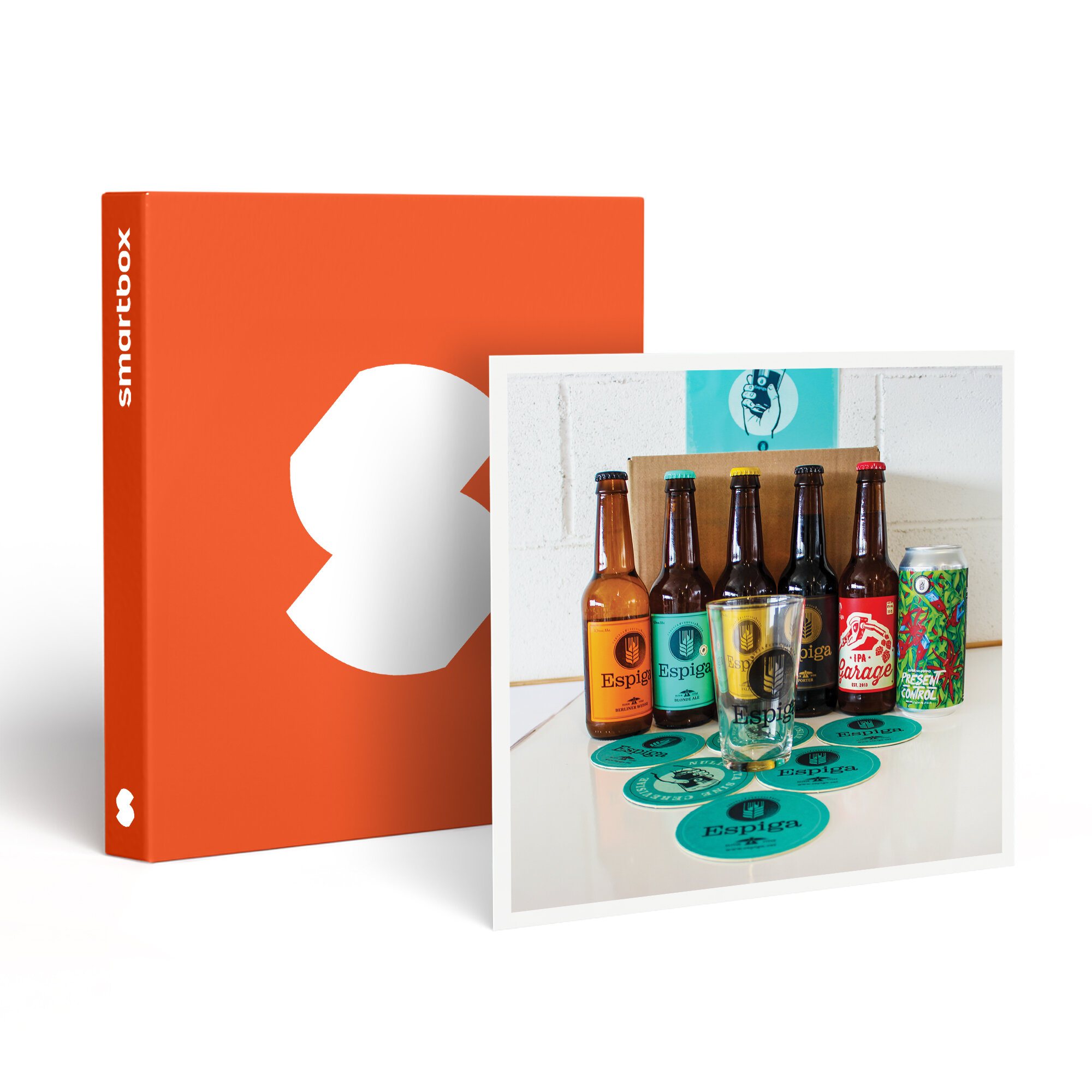 Cervesa Espiga: pack de 6 cervezas a domicilio, vaso cervecero y posavasos