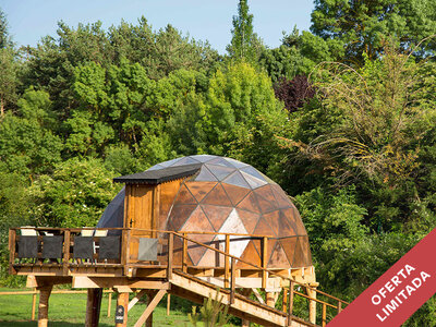 Caja regalo Tarragona bajo las estrellas: 1 noche en iglú con desayuno y spa en Xalet de Prades