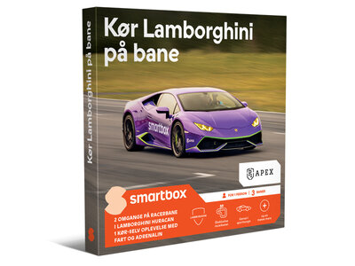 Gaveæske Kør Lamborghini på bane