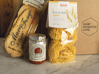 Piemonte in tavola: 1 sfiziosa box contenente prodotti tipici