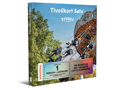 Gaveæske Tivolikort Sølv