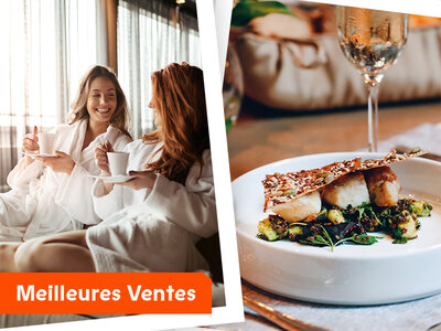 Coffret cadeau Évasion détente et dîner en duo