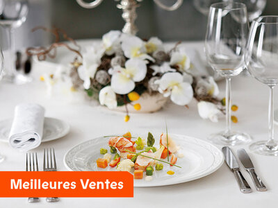 Coffret cadeau Repas d'excellence menu 3 plats à Paris