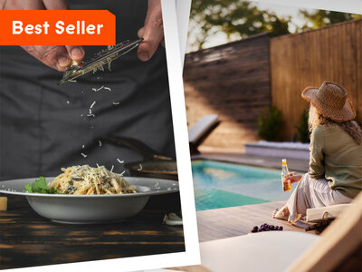 Cofanetto regalo Momenti di gusto e relax: 1 notte con pausa benessere e cena