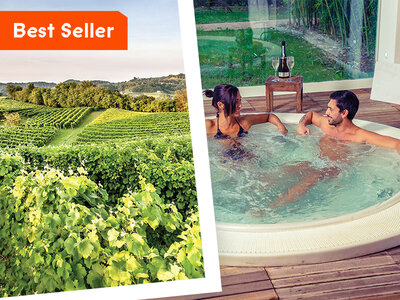 Cofanetto regalo Il gusto di una pausa insieme: degustazione di vini e accesso alla Spa