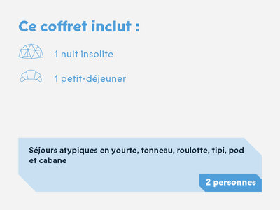 Coffret Escapade insolite de 2 jours en duo