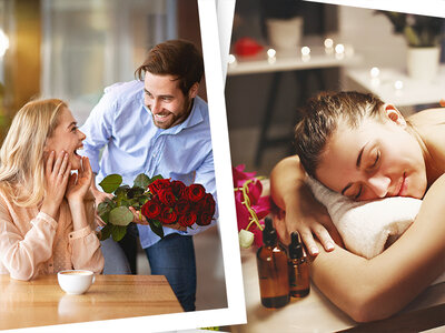 Presentbox Romantisk middag och wellnessupplevelse för 2