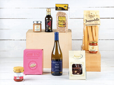 Cofanetto regalo Gusto toscano: una selezione ReRegalo con consegna a domicilio