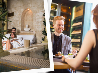 Caja regalo Un San Valentín perfecto para dos: spa y masaje y cena deliciosa