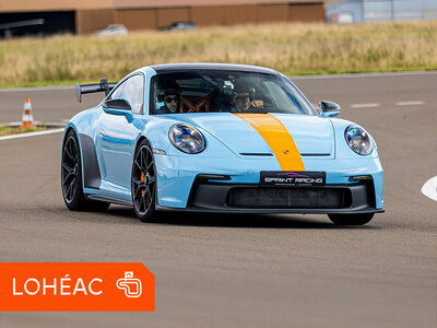 Coffret cadeau Stage de pilotage : 5 tours en Porsche 992 GT3 sur le circuit de Lohéac