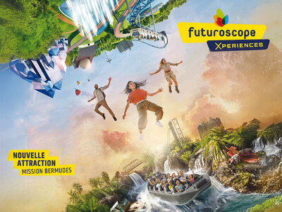 Coffret cadeau Journée au Futuroscope en 2026 : 3 billets en famille