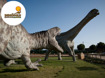 Caja regalo Territorio Dinópolis: 2 entradas de adulto y 2 entradas de júnior o sénior