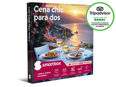Caja regalo Cena chic para dos