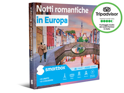 Cofanetto regalo Notti romantiche in Europa