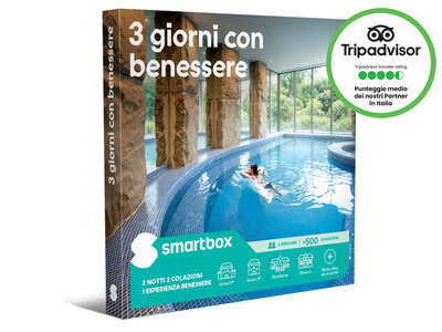 Cofanetto regalo 3 giorni con benessere