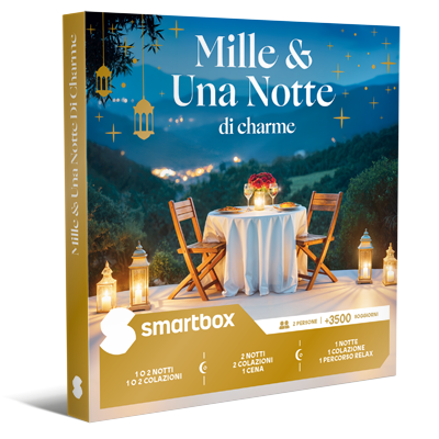 Coffret Cadeau Smartbox Mille E Una Notte Di Meraviglia - Pour 2 Personnes - Valeur 150€ - Valable Jusqu'en Mars 2026