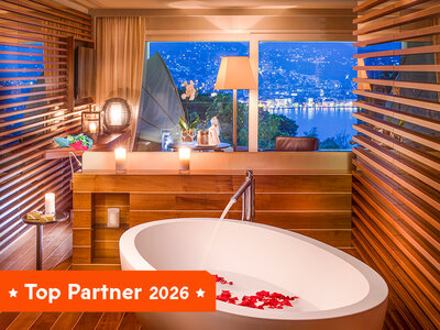 Coffret cadeau Journée romantique et bien-être à Lugano pour 2 personnes