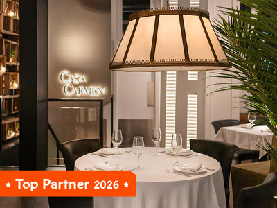 Caja regalo Casa Carmen Restaurant, Luz del Tajo: 1 menú para 2 personas