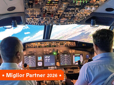 Cofanetto regalo Ai comandi di un Boeing 737: addestramento e volo con simulatore professionale