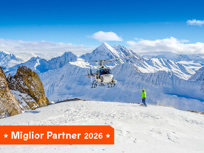 Cofanetto regalo Volo panoramico in elicottero di 15 minuti sul Massiccio del Monte Bianco per 2