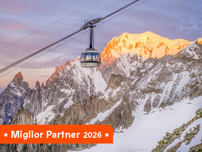 Cofanetto regalo Aperitivo ad alta quota con Skyway Monte Bianco e ingresso all'Infinity Room