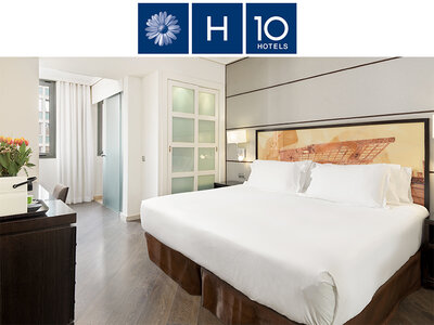 Caja regalo H10 Universitat 4*, Barcelona: 2 noches con desayuno para 2