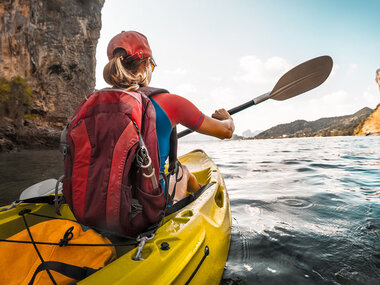 Ruta en kayak: sesión de 1 hora o más de duración