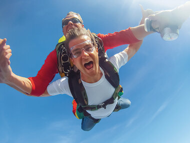 Saut en parachute en tandem, en Charente-Maritime