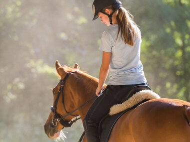 Ruta a caballo para 1 persona