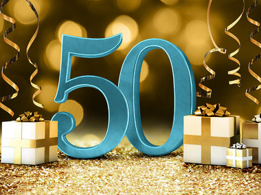 Ideas de regalos para 50 cumpleaños. Personalizados y originales
