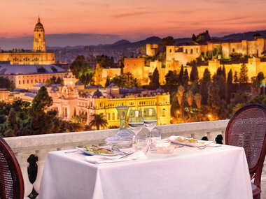 Cena exquisita en Málaga