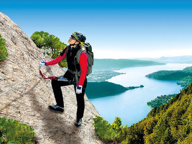 Session sport et adrénaline avec une activité en plein air