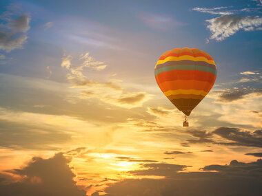 Spectaculaire ballonvaart voor 1 persoon