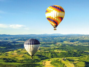 1 emozionante volo in mongolfiera