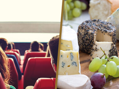 Al cinema con gusto: 1 biglietto d’ingresso e 1 pausa gourmet per 2 persone