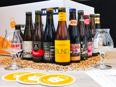 Sprankelend bierpakket met 12 bieren van de Bierwebshop aan huis