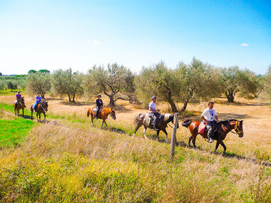 A spasso per la Maremma in sella: 1 passeggiata a cavallo per 4 persone