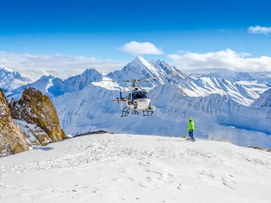 Volo panoramico in elicottero di 15 minuti sul Massiccio del Monte Bianco