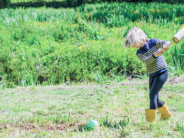 Séance de golf originale parmi les animaux en Normandie