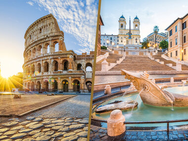 Tour di Piazza di Spagna e dei sotterranei della Fontana di Trevi e 1 notte a Roma