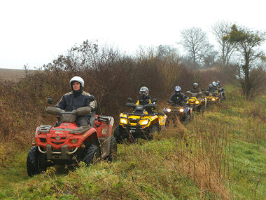 Sortie en quad d'1 demi-journée à travers la vallée de la Marne