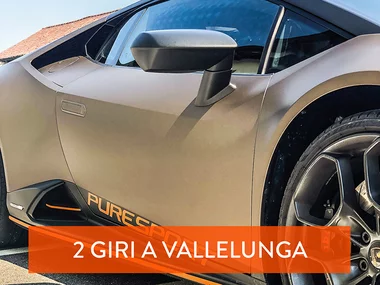Alla guida di una Lamborghini Huracán EVO: 2 giri sul Circuito di Vallelunga