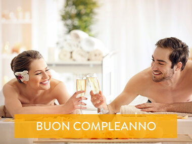 Compleanno in spa: 1 ingresso per 2 amanti del benessere