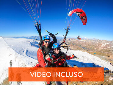 Volo in parapendio bisposto: 40 minuti di emozioni ad alta quota con foto e video ricordo